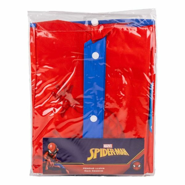 Cape Imperméable à Capuche Spider-Man Rouge – Image 5